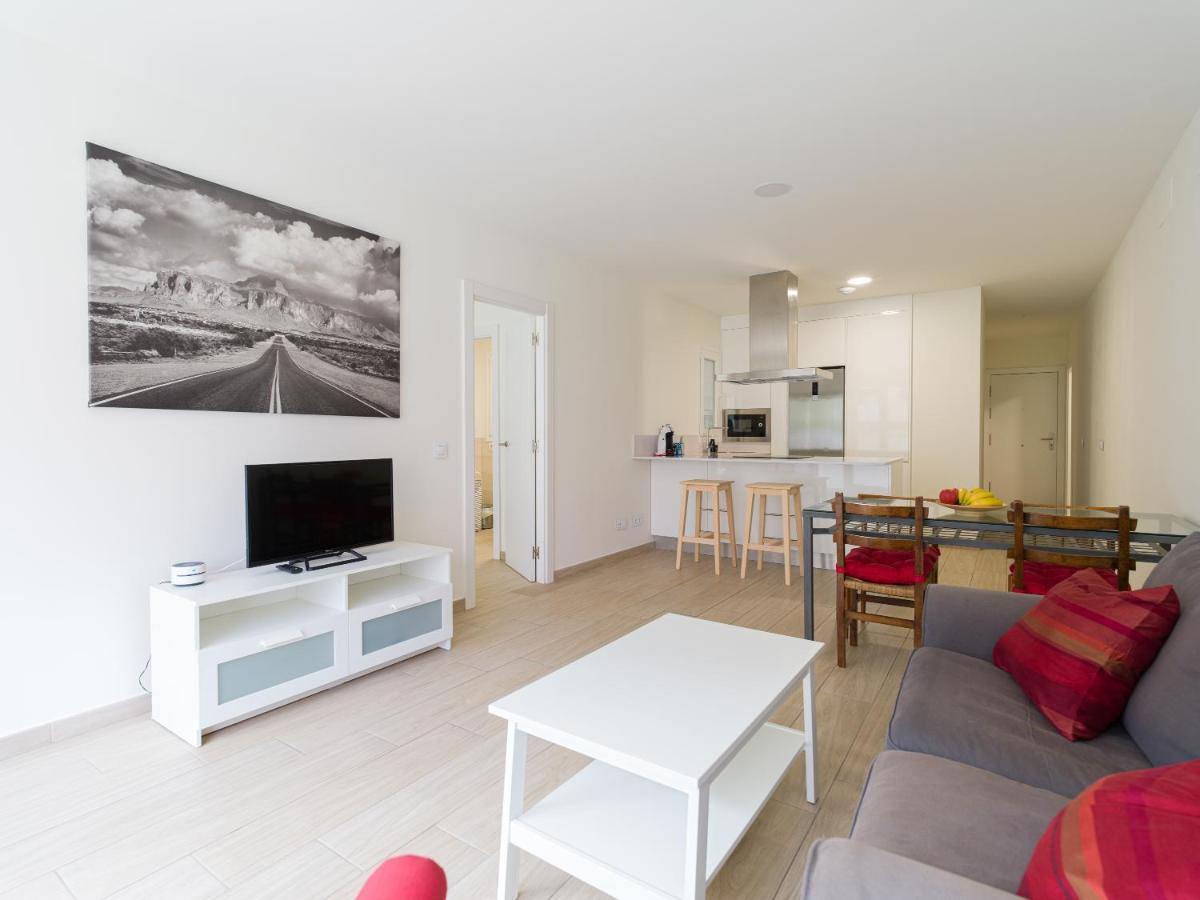 Homeforguest Apartamento Con Terraza Y Parking En Las Canteras Las Palmas de Gran Canaria Luaran gambar